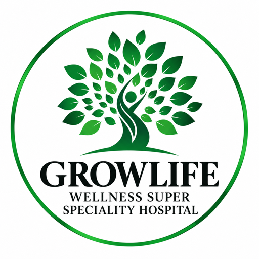 Growlife Wellness Super Speciality Hospital logo